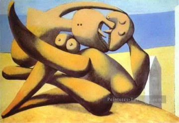  31 - Figurines sur une plage 1931 Cubisme